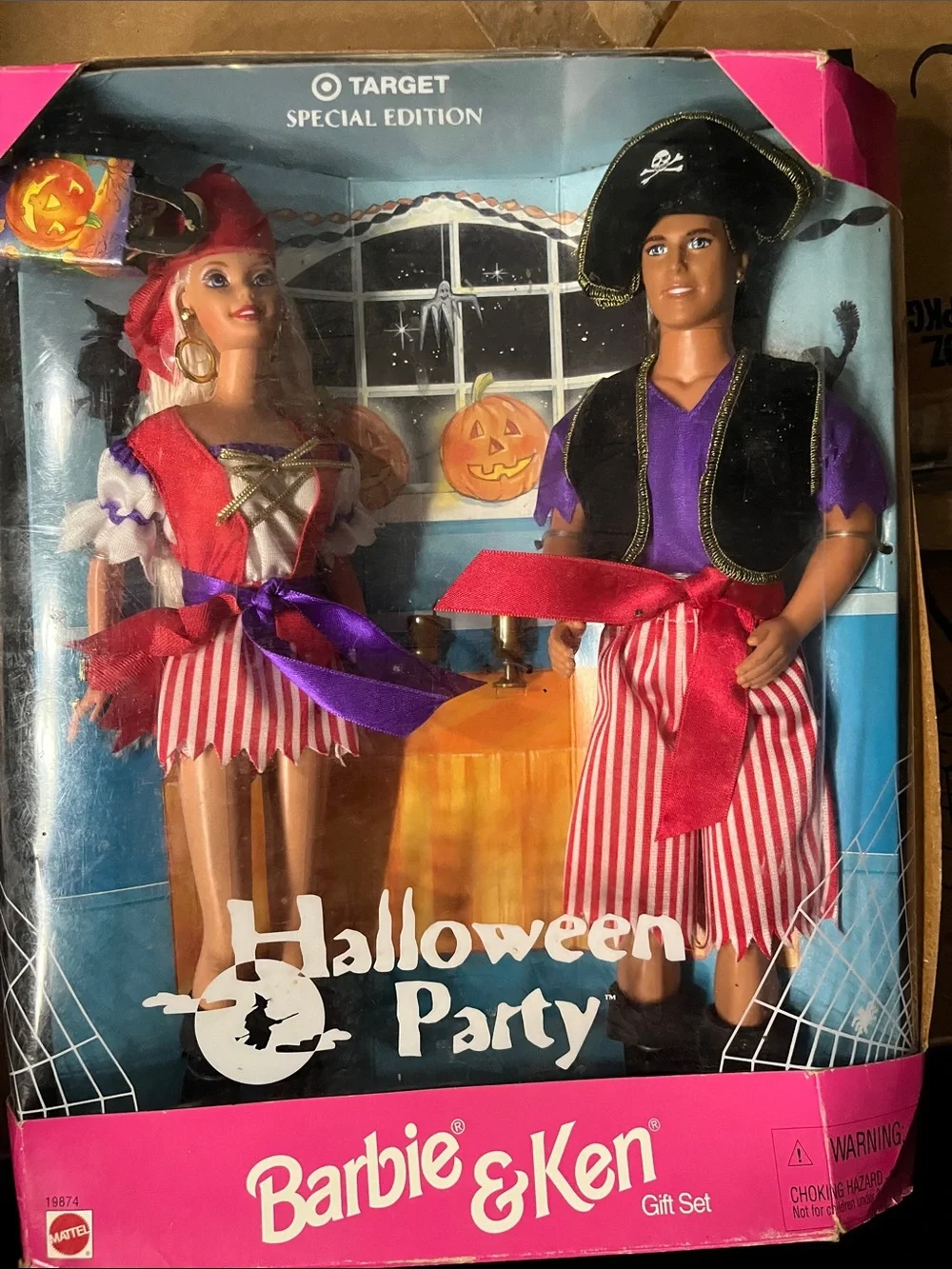 1998 Special Edition Halloween Party Barbie & Ken Gift Set